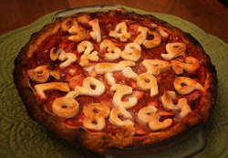 Pi Day Pie with Strawberry filling.